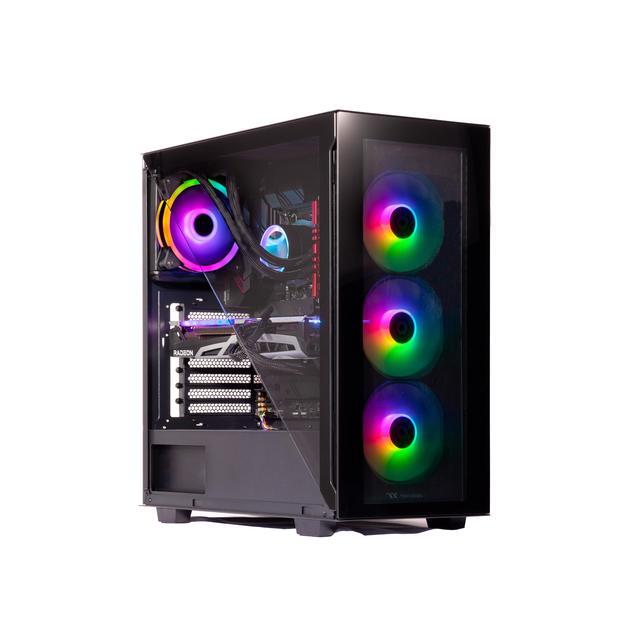 Velztorm Black Gladio Custom Built Gaming PC (AMD Ryzen 9 5900X 32GB RAM 512GB PCIe SSD + 2TB HDD (3.5) Radeon RX 6900 XT Wifi 1xUSB 3.2 4xUSB 3.1 2xUSB 3.0 1xHDMI Win 10 Home)
