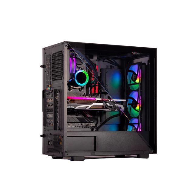 Velztorm Black Gladio Custom Built Gaming PC (AMD Ryzen 9 5900X 32GB RAM 512GB PCIe SSD + 2TB HDD (3.5) Radeon RX 6900 XT Wifi 1xUSB 3.2 4xUSB 3.1 2xUSB 3.0 1xHDMI Win 10 Home)