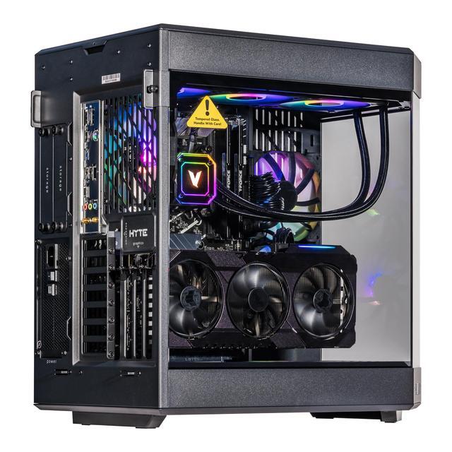 Velztorm Black Praetix Custom Built Gaming Desktop PC (Intel I9-14900K GeForce RTX 5090 32GB DDR5 2TB PCIe SSD RGB Fans 360mm AIO 1000W PSU WiFi 6E Bluetooth 5.2 RJ-45 Win 11 Home)