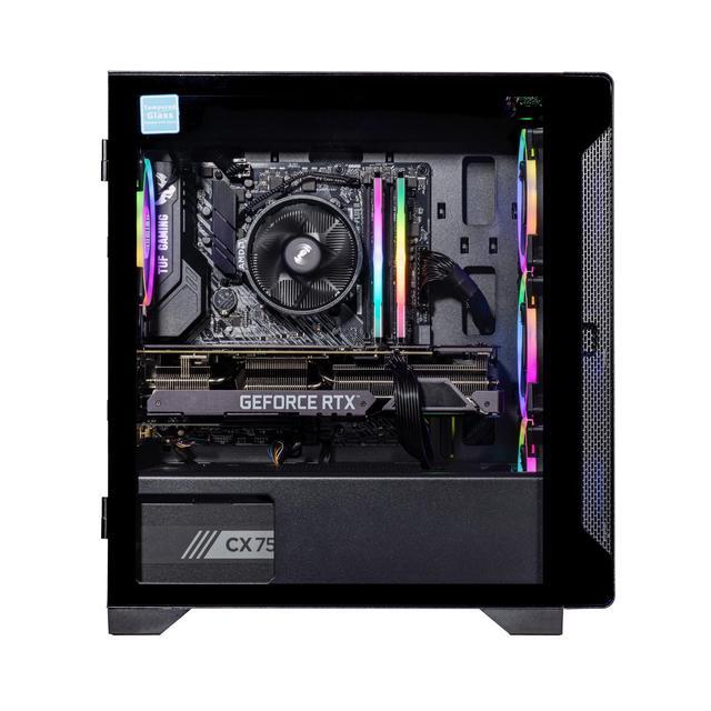 Velztorm Erebix Custom Built Gaming Desktop PC (AMD Ryzen 3 3100 4-Core GeForce GTX 1050 Ti 4GB 16GB DDR4 2TB PCIe SSD 750W PSU WiFi USB 3.2 HDMI Win 11 Home) VELZ0056
