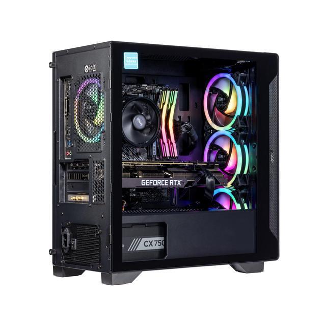 Velztorm Erebix Custom Built Gaming Desktop PC (AMD Ryzen 3 3100 4-Core GeForce GTX 1050 Ti 4GB 16GB DDR4 2TB PCIe SSD 750W PSU WiFi USB 3.2 HDMI Win 11 Home) VELZ0056