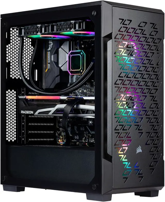 Velztorm Ferrux Custom Built Gaming Desktop PC (AMD Ryzen 9 - 5900X 12-Core 16GB RAM 256GB m.2 SATA SSD + 1TB HDD (3.5) Radeon RX 6900 XT Wifi 2xUSB 3.0 1xHDMI 1 Display Port (DP) Win 10 Home)