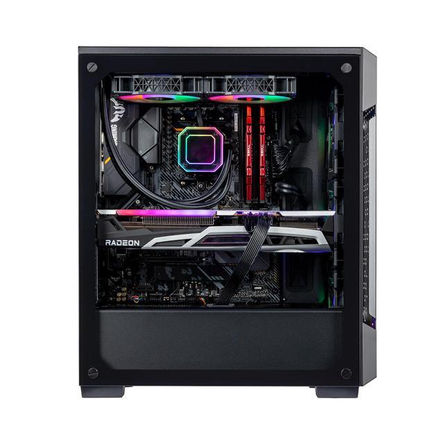 Velztorm Ferrux Custom Built Gaming Desktop PC Black (AMD Ryzen 9 - 5900X 12-Core 16GB RAM 1TB PCIe SSD + 1TB HDD (3.5) Radeon RX 6900 XT Wifi 2xUSB 3.0 1xHDMI 1 Display Port (DP) Win 10 Home)