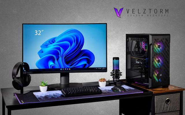 Velztorm Ferrux Gaming & Entertainment Custom Desktop (AMD Ryzen 9 - 5900X 12-Core GeForce RTX 3050 16GB RAM 1TB M.2 SATA SSD USB 3.2 HDMI Display Port Win 10 Home)