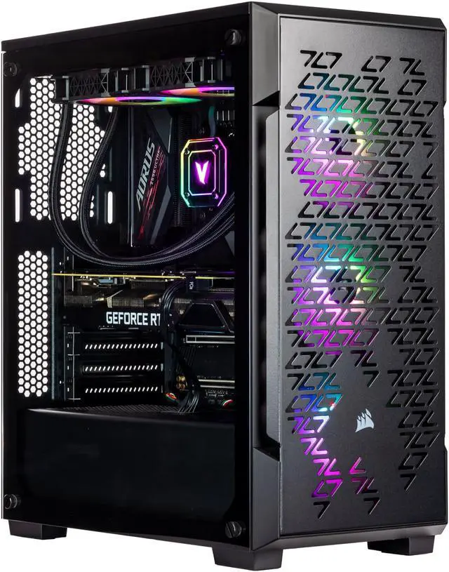 Velztorm Ferrux II Custom Built Gaming Desktop PC (Intel i9-12900K GeForce RTX 5060 16GB DDR4 1TB PCIe SSD + 2TB HDD RGB Fans 240mm AIO 750W PSU WiFi 6 Bluetooth 5.1 RJ-45 Win 11 Home)