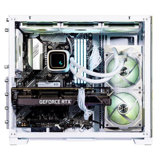 Velztorm Fruity Bunny Custom Built Gaming Desktop PC (AMD Ryzen 7 5700X GeForce RTX 5060 32GB DDR4 2TB PCIe SSD + 2TB HDD RGB Fans 240mm AIO 850W PSU WiFi 5 Bluetooth 5.0 RJ-45 Win 11 Pro)