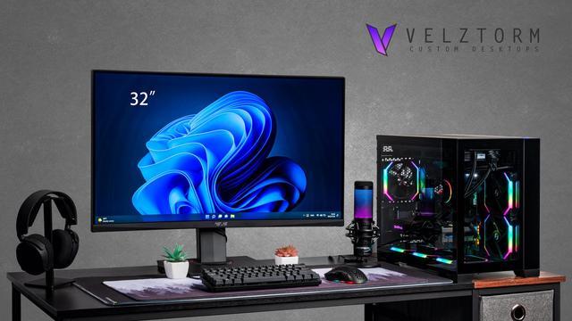 Velztorm Gemmix Custom Built Gaming Desktop PC (AMD Ryzen 7 5700X 8-Core Radeon RX 6900 XT 16GB RAM 2TB PCIe SSD Wifi USB 3.2 HDMI Display Port Win 11 Home)