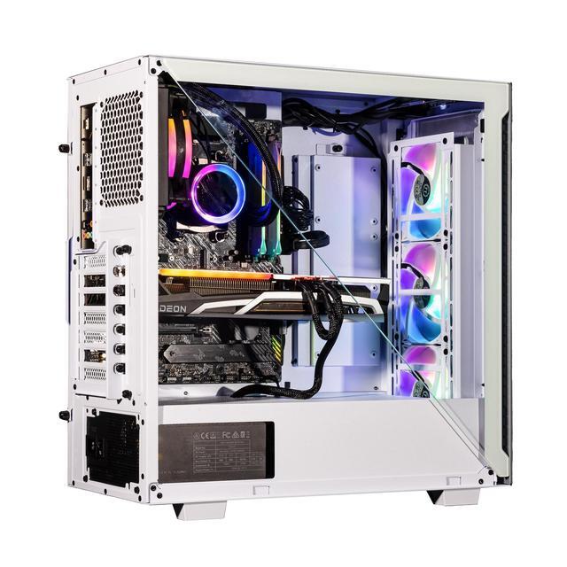 Velztorm Gladio Gaming Desktop PC (AMD Ryzen 9 - 5900X AMD Radeon RX 9060 XT 32GB DDR4 2TB PCIe SSD + 2TB HDD 120mm AIO 750W PSU Bluetooth 4.2 RJ-45 3 Display Port 2 HDMI Win 11 Pro)