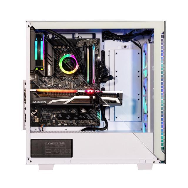 Velztorm Gladio Gaming Desktop PC (AMD Ryzen 9 - 5900X AMD Radeon RX 9060 XT 32GB DDR4 2TB PCIe SSD + 2TB HDD 120mm AIO 750W PSU Bluetooth 4.2 RJ-45 3 Display Port 2 HDMI Win 11 Pro)