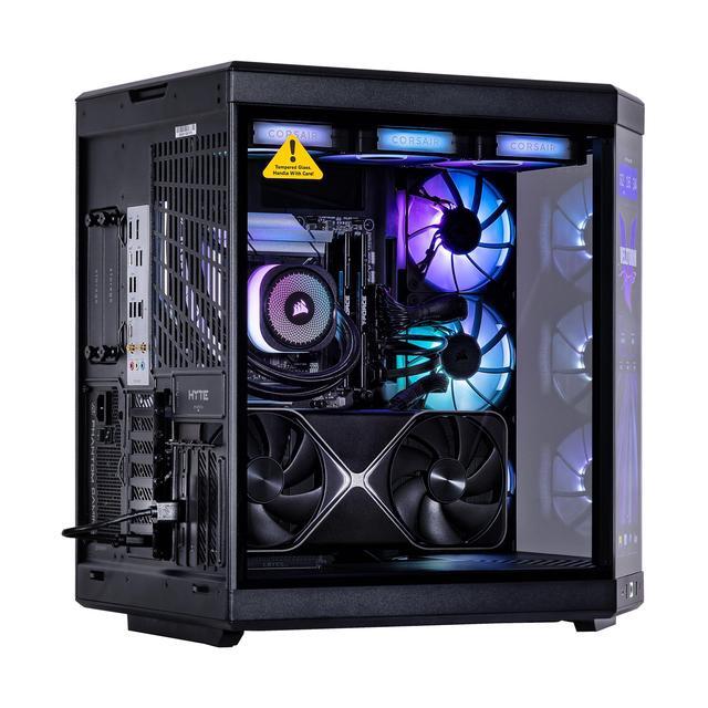 Velztorm LCD Black Praetix Custom Built Gaming Desktop PC (Intel I9-14900K GeForce RTX 5070 64GB DDR5 2TB PCIe SSD + 6TB HDD RGB Fans 360mm AIO 1000W PSU WiFi 6E Bluetooth 5.2 Win 11 Home)