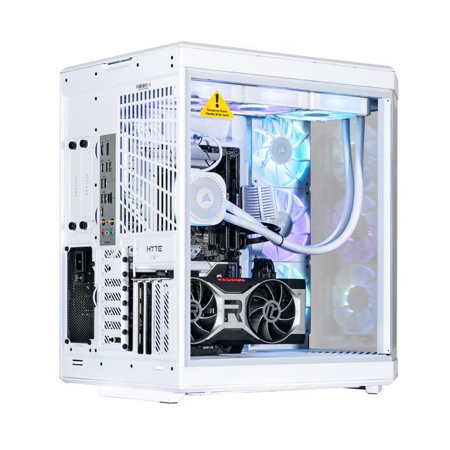 Velztorm LCD Praetix Custom Built Gaming Desktop PC (Intel I9-14900K AMD Radeon RX 9060 XT 64GB DDR5 2TB PCIe SSD + 6TB HDD RGB Fans 360mm AIO 1000W PSU WiFi 6 Bluetooth 5.2 Win 10 Home)