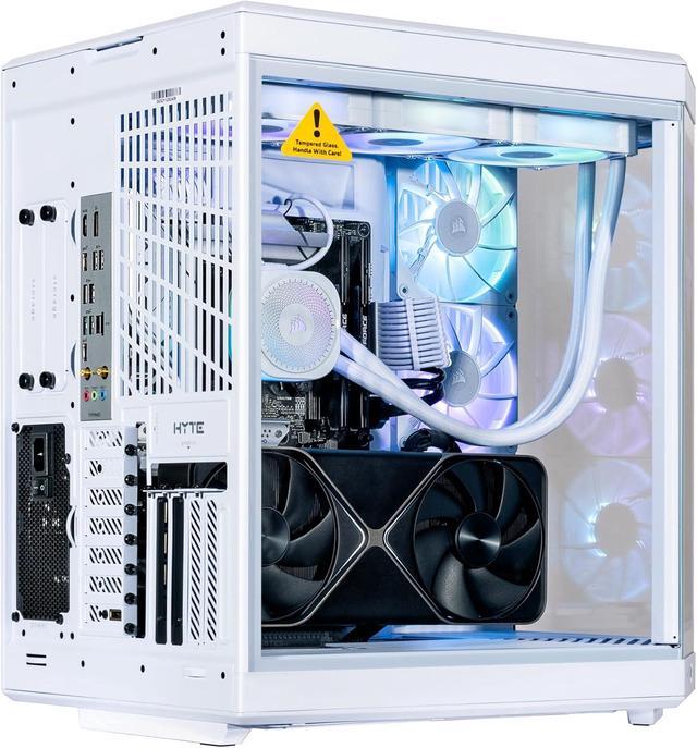 Velztorm LCD Praetix Custom Built Y70 Touch Gaming Desktop PC (Intel I9-14900K RTX 5080 32GB DDR5 2TB PCIe SSD RGB Fans 360mm AIO 1000W PSU WiFi 6 Bluetooth 5.2 RJ-45 Win 11 Pro)