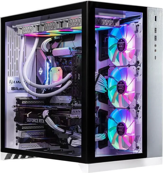 Velztorm Lux CTO Gaming Desktop PC Liquid-Cooled (AMD Ryzen 9 5950X 16-Core GeForce RTX 3050 8GB 16GB DDR4 1TB HDD (3.5) AC WiFi 360mm AIO RGB Fans 1000W PSU Win 10 Pro)