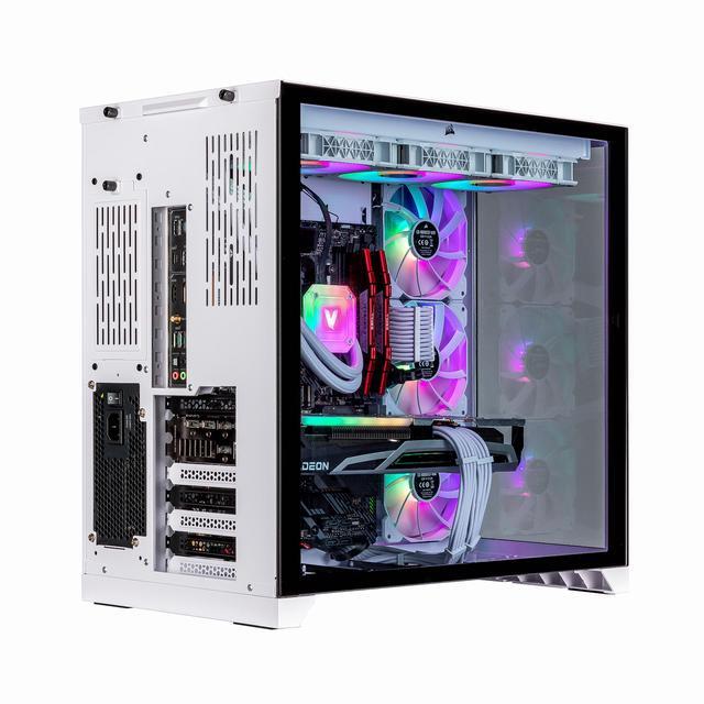 Velztorm Lux Lyte Custom Built Gaming Desktop PC (AMD Ryzen 9 - 5900X AMD Radeon RX 9060 XT 32GB DDR4 1TB PCIe SSD 360mm AIO 1000W PSU WiFi 5 Bluetooth 5.0 RJ-45 1 Display Port Win 11 Pro)