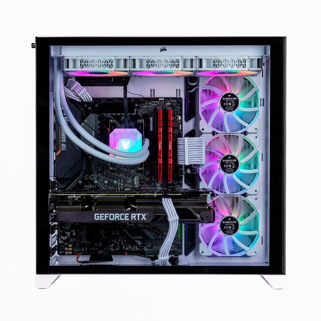 Velztorm Lux Lyte Custom Built Gaming Desktop PC (AMD Ryzen 9 - 5900X GeForce RTX 5070 Ti 32GB DDR4 2TB PCIe SSD 360mm AIO 1000W PSU WiFi 5 Bluetooth 5.0 RJ-45 1 Display Port Win 11 Pro)
