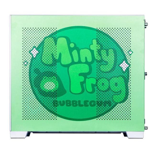 Velztorm Minty Frog Custom Built Gaming Desktop PC (AMD Ryzen 7 5700X AMD Radeon RX 9060 XT 32GB DDR4 2TB PCIe SSD RGB Fans 240mm AIO 850W PSU WiFi 5 Bluetooth 5.0 RJ-45 Win 11 Home)