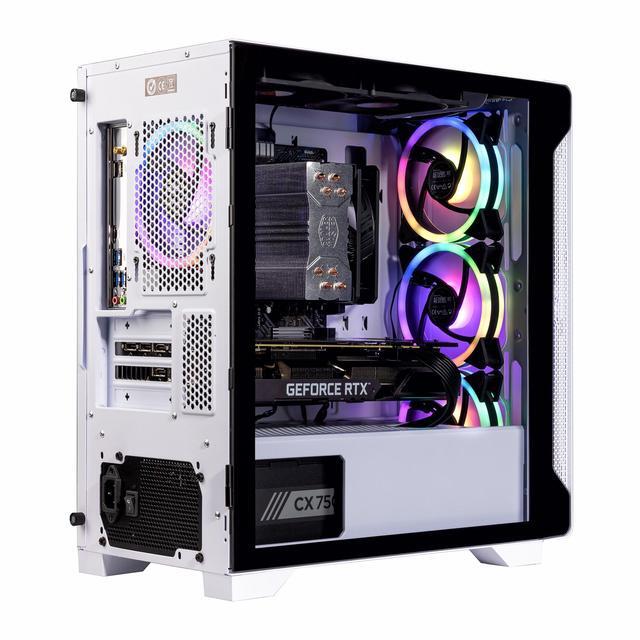 Velztorm Nix Gaming Desktop PC (AMD Ryzen 5 5600X GeForce RTX 5070 Ti 32GB DDR4 2TB PCIe SSD 750W PSU RJ-45 HDMI Win 11 Pro)