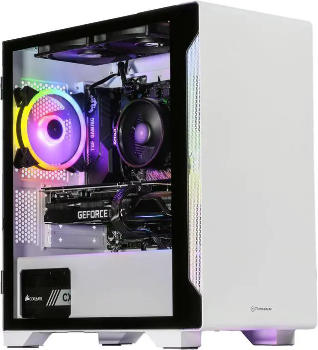 Velztorm Nix Gaming & Entertainment Desktop PC (AMD Ryzen 5 5600X 6-Core GeForce RTX 3050 32GB RAM 512GB PCIe SSD USB 3.2 HDMI Win 10 Home)