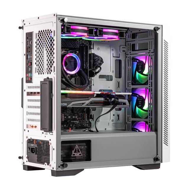 Velztorm Novux 12th Gen CTO Gaming Desktop Liquid-Cooled (Intel I5-12600K (Alder Lake) 10-Core Radeon RX 6900 XT 16GB DDR5 4800MHz RAM 1TB PCIe SSD WiFi RGB Fans 750W PSU Win10H)