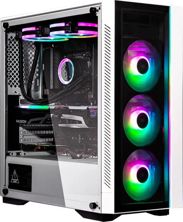 Velztorm Novux 12th Gen CTO Gaming Desktop Liquid-Cooled (Intel i5-12600K (Alder Lake) 10-Core Radeon RX 6900 XT 16GB DDR5 4800MHz RAM 1TB PCIe SSD WiFi RGB Fans 750W PSU Win10H)