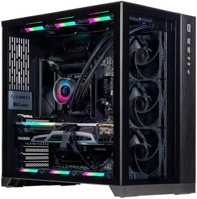 Velztorm Orix Gaming Desktop PC (Intel i9-12900K AMD Radeon RX 9060 XT 64GB DDR5 2TB PCIe SSD + 6TB HDD 360mm AIO 850W PSU WiFi 6E Bluetooth 5.2 RJ-45 1 Display Port HDMI Win 11 Home)