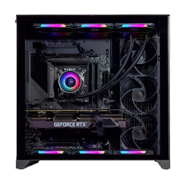 Velztorm Orix Gaming Desktop PC (Intel I9-12900K GeForce RTX 5070 Ti 64GB DDR5 2TB PCIe SSD + 6TB HDD 360mm AIO 850W PSU WiFi 6E Bluetooth 5.2 RJ-45 1 Display Port HDMI Win 11 Pro)