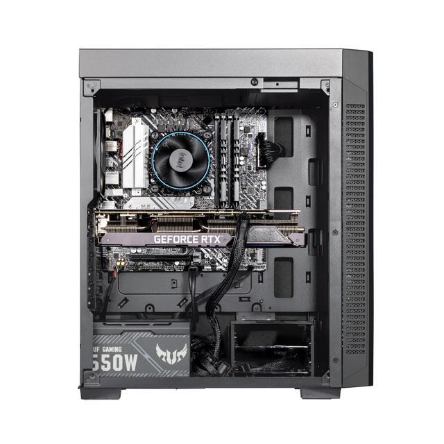Velztorm Pallidux Gaming Desktop PC (Intel I5-12400 GeForce RTX 5060 64GB DDR4 2TB PCIe SSD + 6TB HDD 550W PSU WiFi 5 Bluetooth 5.1 RJ-45 1 Display Port 2 HDMI Win 11 Pro)
