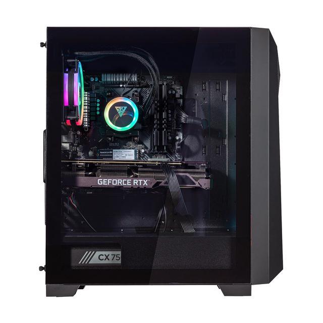 Velztorm Pilum Gaming Desktop PC (AMD Ryzen 7 - 5700X 8-Core GeForce GTX 1050 Ti 16GB RAM 512GB PCIe SSD + 1TB HDD (3.5) HDMI Display Port Win 10 Pro)