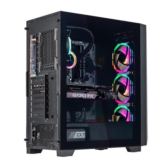 Velztorm Pilum Gaming Desktop PC (AMD Ryzen 7 - 5700X 8-Core GeForce GTX 1050 Ti 16GB RAM 512GB PCIe SSD + 1TB HDD (3.5) HDMI Display Port Win 10 Pro)