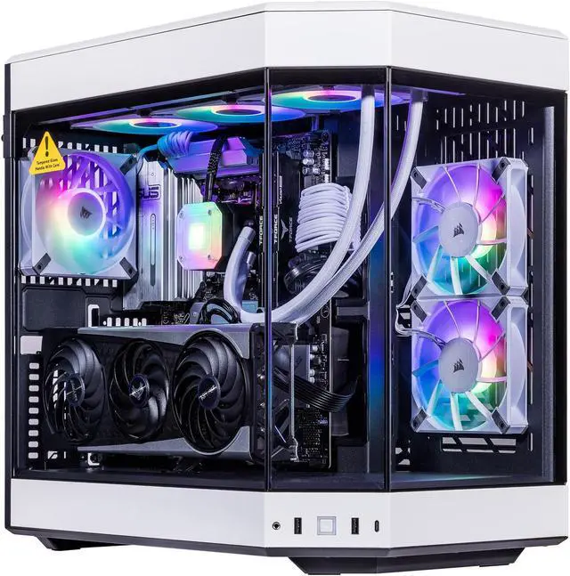 Velztorm Praetix 3D Custom Built Gaming Desktop PC (AMD Ryzen 7 9800X3D AMD Radeon RX 9060 XT 16GB DDR5 1TB PCIe SSD RGB Fans 360mm AIO 1000W PSU WiFi 7 Bluetooth 5.4 RJ-45 Win 11 Home)