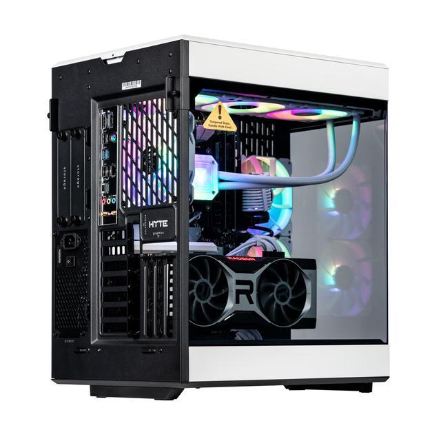 Velztorm Praetix Custom Built Gaming Desktop PC (Intel I9-14900K Radeon RX 7900 XT 32GB DDR5 2TB PCIe SSD RGB Fans 360mm AIO 1000W PSU WiFi 6 Bluetooth 5.2 RJ-45 1 Display Port Win 11 Home)