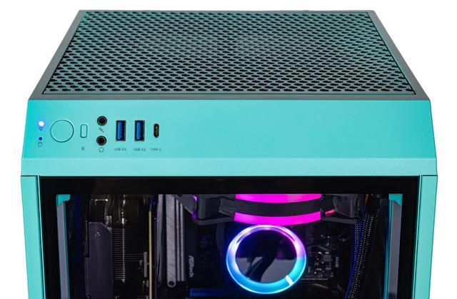 Velztorm Vertix Gaming Desktop PC (AMD Ryzen 7 5800X GeForce RTX 5070 16GB DDR4 1TB PCIe SSD + 2TB HDD 120mm AIO 750W PSU Bluetooth 5.2 RJ-45 1 Display Port HDMI Win 11 Pro)