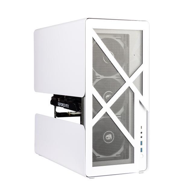 Velztorm White Addux Gaming & Entertainment Custom Desktop (AMD Ryzen 9 - 5900X 12-Core GeForce RTX 3050 16GB RAM 1TB M.2 SATA SSD Wifi USB 3.2 HDMI Display Port Win 10 Home)