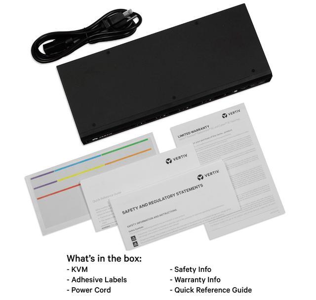 Vertiv Avocent 4-Port Dual-Head DVI-I 4K Ultra HD KVM Switch (SV340)