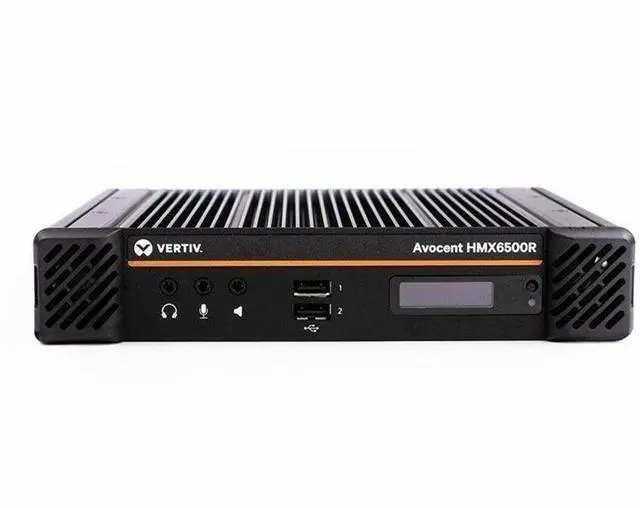Vertiv Avocent HMX 6500R High Performance KVM Receiver - IP-Based KVM Receiver - DVI-D - Virtual Desktop Infrastructure - USB 2.0 - Single Head - Dual HMX6500R-400