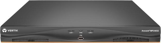 Vertiv Avocent MPU KVM Switch 32 Port 4 Digital Path Dual AC Power TAA - KVM Over IP Switches Remote Access To KVM USB And Serial Connections MPU4032DAC-400