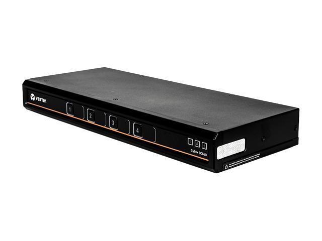Vertiv Cybex SC800 Secure KVM 4 Port Secure Desktop KVM Switch (SC840-001)