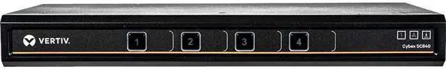 Vertiv Cybex SC800 Secure KVM 4 Port Secure Desktop KVM Switch (SC840-001)