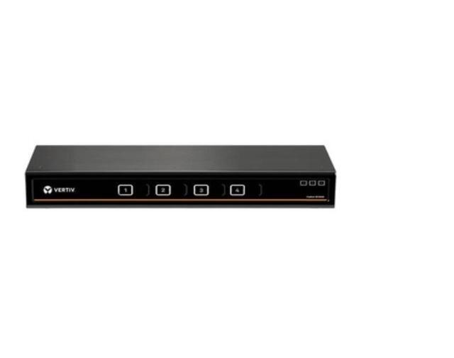 Vertiv Cybex SC800 Secure KVM 4 Port Universal DP/H Single Display CAC PP4.0 Secure Desktop KVM Switches Secure KVM Switch Single Head NIAP Certified Secure Keyboard 2 To 8 Port Secure