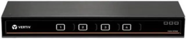 Vertiv Cybex SC800 Secure KVM 4 Port Universal DP/H Single Display CAC PP4.0 Secure Desktop KVM Switches Secure KVM Switch Single Head NIAP Certified Secure Keyboard 2 to 8 Port Secure