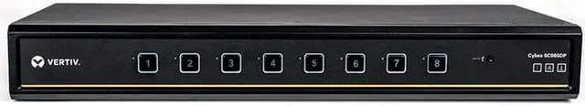 Vertiv Cybex SC900 Secure KVM Dual Head 8 Port Universal and DPP NIAP version 4.0 Certified SC985DPH400