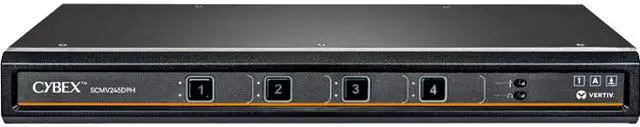 Vertiv Cybex SCMV285DPH-400 Secure MultiViewer KVM Switch 8 Port NIAP Approved