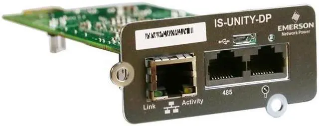 Vertiv Liebert IntelliSlot Unity-DP-Network Card - Remote MonitoringDual Protocol