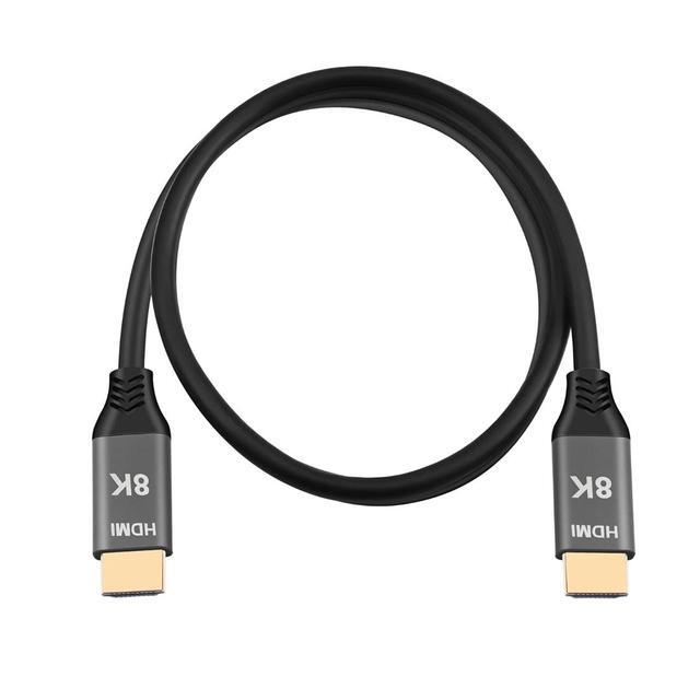 Vszerda HDMI Ultra-HD Converter 8K 60hz Compatible 2.1 Switch 2-IN-1-OUT UHD Hub Support HDCP SST Extended 4K 60hz With 3 HDMI 2.1 Cables