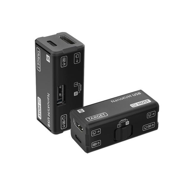 WayPonDEV NanoKVM-USB Operations Maintenance Server Tool Kit Multi-Device Collaboration 4K USB KVM For Server SBCs HDMI IN/Loop Out (Full Kit)
