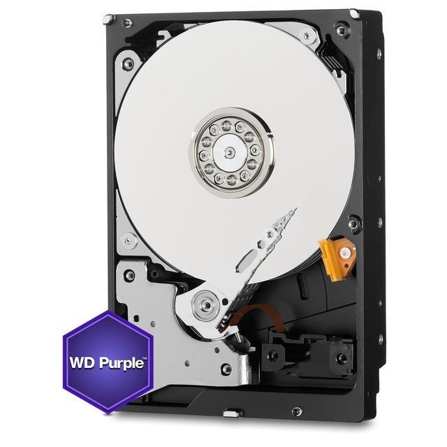 WD Purple 2TB Surveillance Hard Disk Drive - 5400 RPM Class SATA 6 Gb/s 64MB Cache 3.5 Inch - WD20PURX [Old Version]