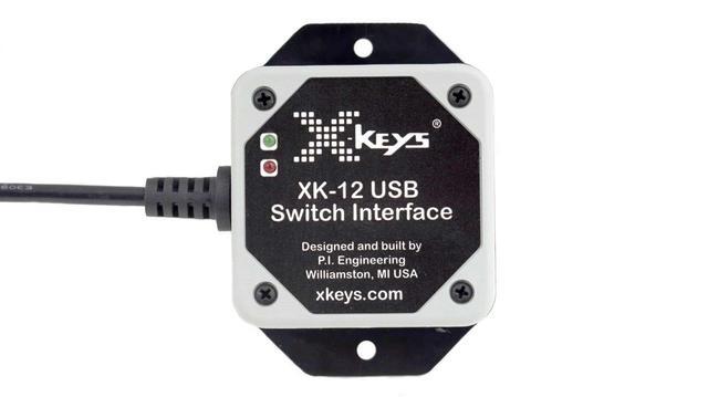 X-Keys XK-12 USB Switch Interface - Keyboard Mouse Joystick Emulator
