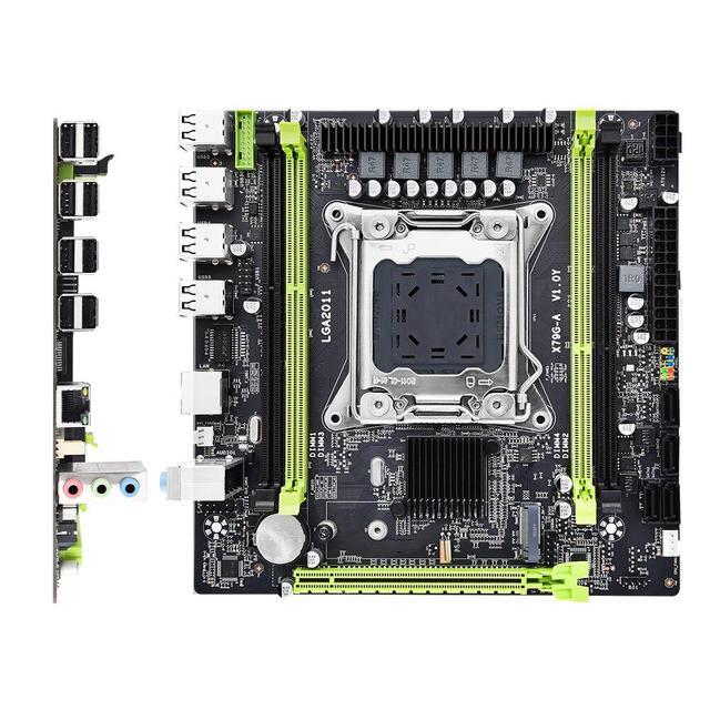 X79 G A Motherboard M-ATX LGA 2011 Support Dual Channels DDR3 NVME M.2 Placa Mae For XEON E5 V1 V2 CPU