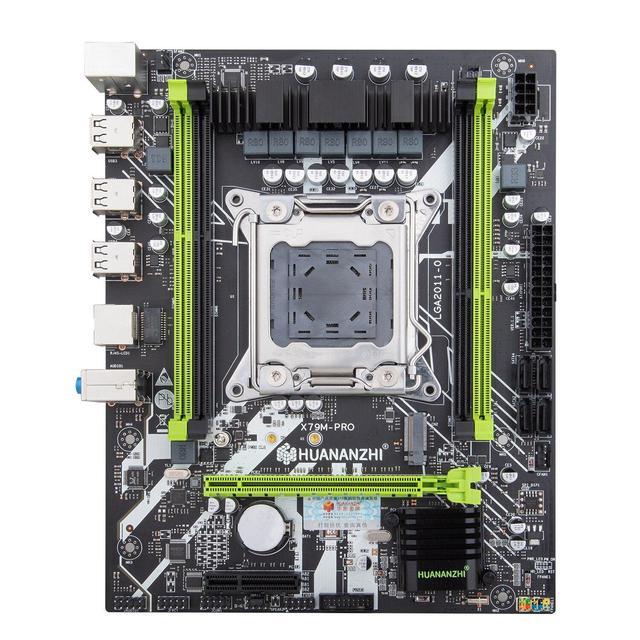 X79 M PRO Motherboard Support Intel Xeon E5 2689 4*8GB DDR3 RECC Memory NVME USB3.0 NVME USB SATA 3.0