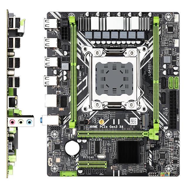 X79 Motherboard Kit Set LGA 2011 With Xeon E5 2650 V2 CPU 16G=8G*2 DDR3 ECC RAM Memory X79 Combo M.2 NVME